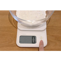 ドリテック デジタルスケール「エクレ」3kg ホワイト KSー839WT キッチンスケール 1個