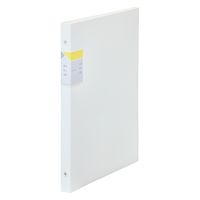 キングジム クリアーファイル カキコ 差し替え式 白 8682-W 1セット(1冊×10)