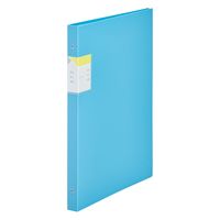 キングジム クリアーファイル カキコ 差し替え式 水色 8682-LB 1セット(1冊×10)