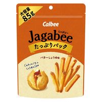 Jagabee バターしょうゆ味 たっぷりパック 大容量 85g 1セット（1個×12） カルビー