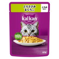 カルカン（kalkan）とりささみ まぐろ入り とろみ仕立て 60g 12袋 マースジャパン キャットフード ウェット