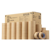 【ガムテープ】 現場のチカラ ラミネート加工 クラフトテープ 無包装 幅50mm×長さ50m 茶 アスクル 1セット（300巻入） オリジナル