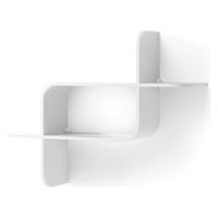 アントレックス Umbra モンタージュ シェルフ 幅640×奥行160×高さ480mm ホワイト 21017571660 1個（直送品）