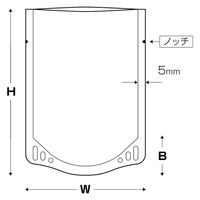 カウパック スタンド袋 TPーW0500 0379 4901755462852 1セット(1500枚入)（直送品）