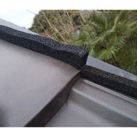 山喜産業　Ｊシーラー　黒テープ付　２０mm×２０mm×２ｍ　防水対策　防水テープ　1ケース(36本入)（直送品）