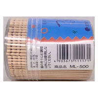 まるわ みやび楊枝 ML-500 MH-445 4903673111171 1セット(1個(500本入)×240)（直送品）
