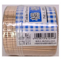 まるわ 妻楊枝 L-850 ブルー MH394 4903673612548 1セット(1個(850本入)×200)（直送品）