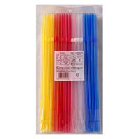 まるわ カラークリアロングマガルストロー MR-520 4903673614313 1セット(1個(100本入)×100)（直送品）