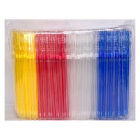 まるわ PP袋入カラークリアマガルストロー MR-309 4903673614337 1セット(1個(500本入)×20)（直送品）
