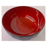 まるわ 汁椀 亀甲 黒内朱 MH-612 4903673616256 1セット(400個入)（直送品）