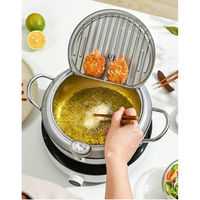 美吉 Cokwer バット蓋付 天ぷら鍋 20cm TPーS20W 1個（直送品）