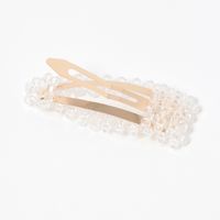 クリアビーズヘアピン オフ LAKOLE/ラコレ