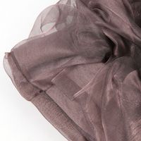 オーガンジーシュシュ ブラウン LAKOLE/ラコレ