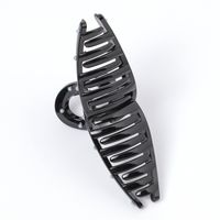 プチパール付きバンスクリップ ブラック LAKOLE/ラコレ