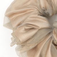 オーガンジーシュシュ ベージュ LAKOLE/ラコレ