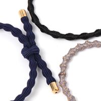 【LAKOLE/ラコレ】 アソートラメヘアゴム3点セット ネイビー