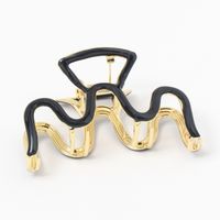 エポ樹脂コンビうねうねバンスクリップ ブラック LAKOLE/ラコレ