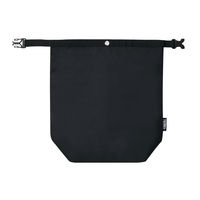 サーモス 保冷ロールトップバッグ 5L ブラック RFKー005 BK 1個