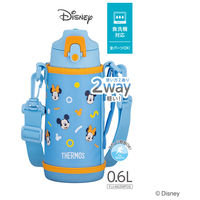 サーモス 2ウェイ 600ml ブルーオレンジ FJJー602WFDS BLOR 1個