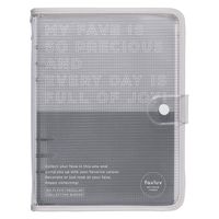 キングジム ファブラブ バインダー グレー FL5210-GY 1セット(1冊×10)