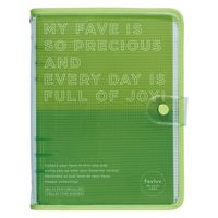 キングジム ファブラブ バインダー 緑 FL5210-G 1セット(1冊×10)