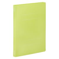 キングジム シンプリーズフラットファイル<PP> 黄緑 4437SP-YG 1セット(1冊×10)