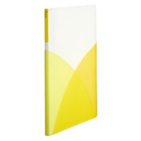 プラス PASTY クリアファイル B5 20ポケット レモンイエロー 98426 1セット(1冊×10)