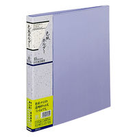 ナカバヤシ 色紙ホルダー 10ポケット ブルー ホC-36B 1セット(1冊×3)