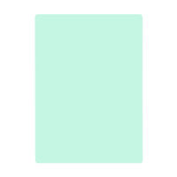 共栄プラスチック 軟質 下敷き 透明カラーのしっかりシタ字キ B5 青りんご TCS-B5-AO 1セット(1枚×5)（直送品）