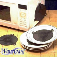 Waveware 電子レンジ用プレートウォーマー3枚組 MX99J WAVKTS670997 1個（直送品）