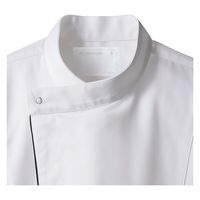 住商モンブラン コックコート 兼用 長袖 グレー L 6-1056 1枚（直送品）