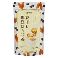 森半 香ばし黒豆ほうじ茶 1セット（1袋（24バッグ入）×3） ティーバッグ 急須用