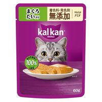 カルカン（kalkan）やわらかパテ まぐろ たい入り 着色料・発色剤 無添加 60g 24袋 キャットフード ウェット