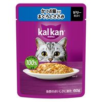 カルカン（kalkan）かつお節入り まぐろとささみ ゼリー仕立て 60g 24袋 マースジャパン キャットフード ウェット