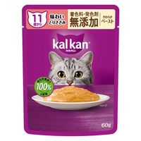 カルカン（kalkan）11歳から やわらかペースト 味わいとりささみ 着色料・発色剤 無添加 60g 24袋 キャットフード
