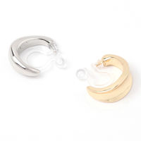 フープノンホールピアス4点SET2 シルバー LAKOLE/ラコレ