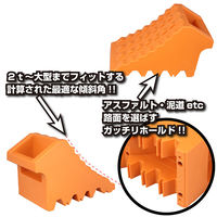 ジェットイノウエ トラック用タイヤストッパー 2個セット トラロープ付 2t~大型車 車輪止め 509979 1セット