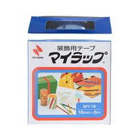 ニチバン マイラップ 幅18mm×8m 青 MY-184 1巻（わけあり品）