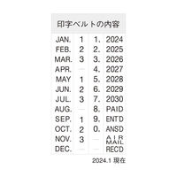 シヤチハタ 西暦日付 4号 ゴシック体 CAD-4G 1個（わけあり品）