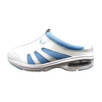 山一 消臭クッションインソールサボシューズ ブルー 23cm YI80 1足（わけあり品）