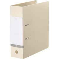 リヒトラブ　D型リングファイル　A4タテ　背幅88mm　750枚差し　白　G2290-0　1冊（わけあり品）