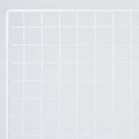 【軒先渡し】ストア・エキスプレス ディスプレイネット ホワイト スチール製　150×75cm 6495-257 1台（直送品）