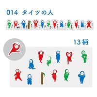 エポックケミカル シール カラカラペリッテ 014 タイツの人 1318-0630 1セット(4個)（直送品）