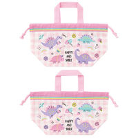 スケーター KB7 ランチ巾着 【HAPPY AND SMILE レインボー】 645136-KB7 1個（直送品）