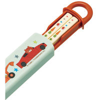 スケーター ABS2AMAG 抗菌食洗機対応スライド箸&箸箱セット 【つむぱぱ トミカとトム】 684425-ABS2AMAG 1個（直送品）