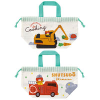 スケーター KB7 ランチ巾着 【つむぱぱ トミカとトム】 684517-KB7 1個（直送品）