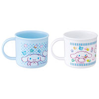 スケーター KE4AAGW 抗菌 食洗機対応 プラコップ 2P 【シナモロール マシュグミ】 700217-KE4AAGW 1個（直送品）