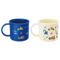 スケーター KE4AAGW 抗菌 食洗機対応 プラコップ 2P 【はたらくクルマ】 701351-KE4AAGW 1個（直送品）