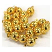 日本紐釦貿易(Nippon Chuko) マグネットクラスプ ボール 小 20組入 ゴールド A12-513G-20 1セット(20組)（直送品）
