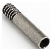 日本紐釦貿易(Nippon Chuko) 剣先 金具 φ6mm×H3cm 穴内φ4mm 4個入 アンティークシルバー A6-9-AS（直送品）